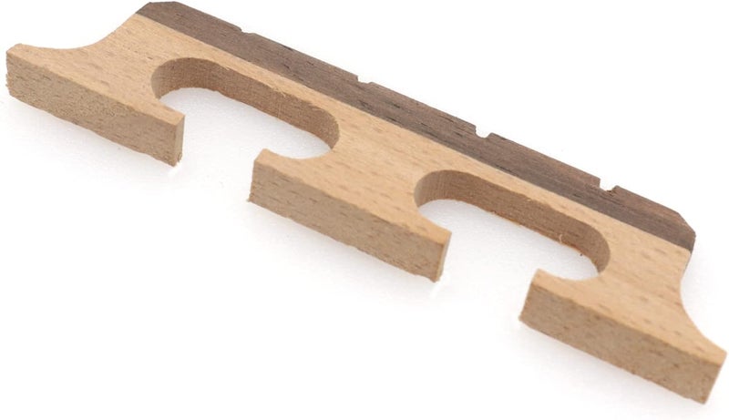 Cheerock 4-String Banjo Bridge, Ebony Maple Banjo Bridge Replacement Composite with Dual-Pivot Design for Enhanced Acoustic Performance - Image 3